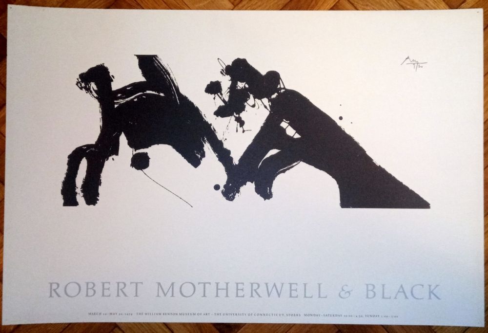 Plakat Motherwell - Robert Motherwell & Black