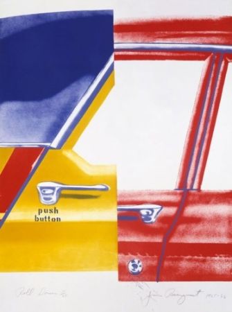 Lithographie Rosenquist - Roll Down