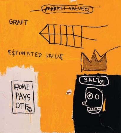 Siebdruck Basquiat - Rome Pays Off