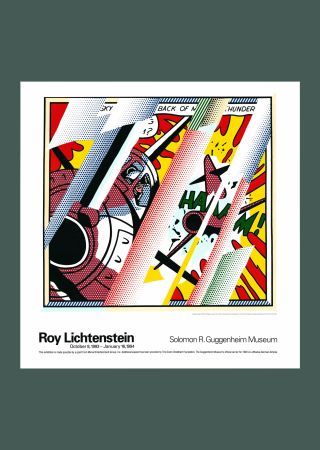 Lithographie Lichtenstein - Roy Lichtenstein: 'Reflections: Whaam!' 1993 Offset-lithograph