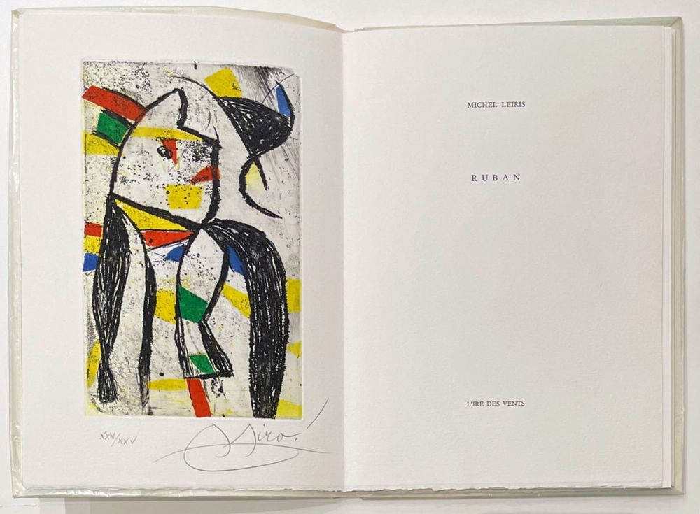 Illustriertes Buch Miró - Ruban