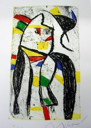 Radierung Miró - RUBAN