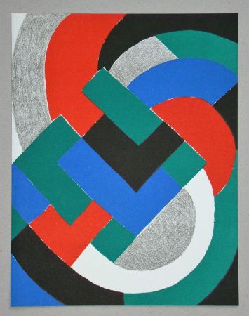 Lithographie Delaunay - Rythme couleurs