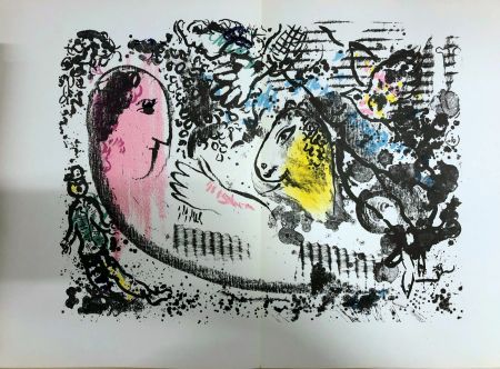 Lithographie Chagall - Rêverie