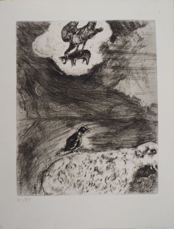 Stich Chagall - Rêverie du corbeau (Le corbeau voulant imiter l'aigle)