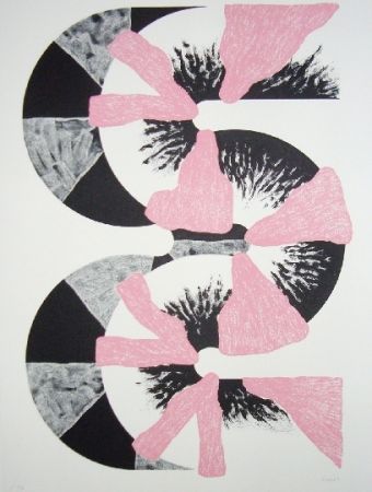 Lithographie Sugai - S (Rose)