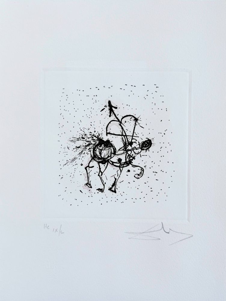 Radierung Dali - Sagittarius