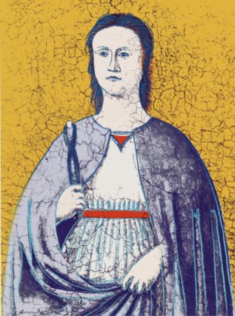 Siebdruck Warhol - Saint Apollonia