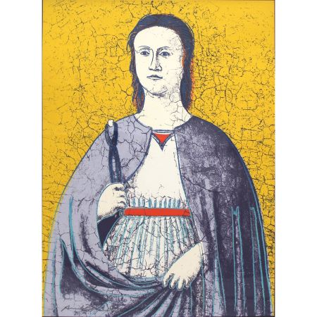 Siebdruck Warhol - Saint  Apollonia 333