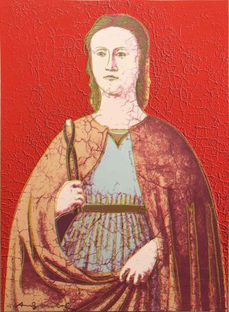 Siebdruck Warhol - Saint Apollonia, II.330