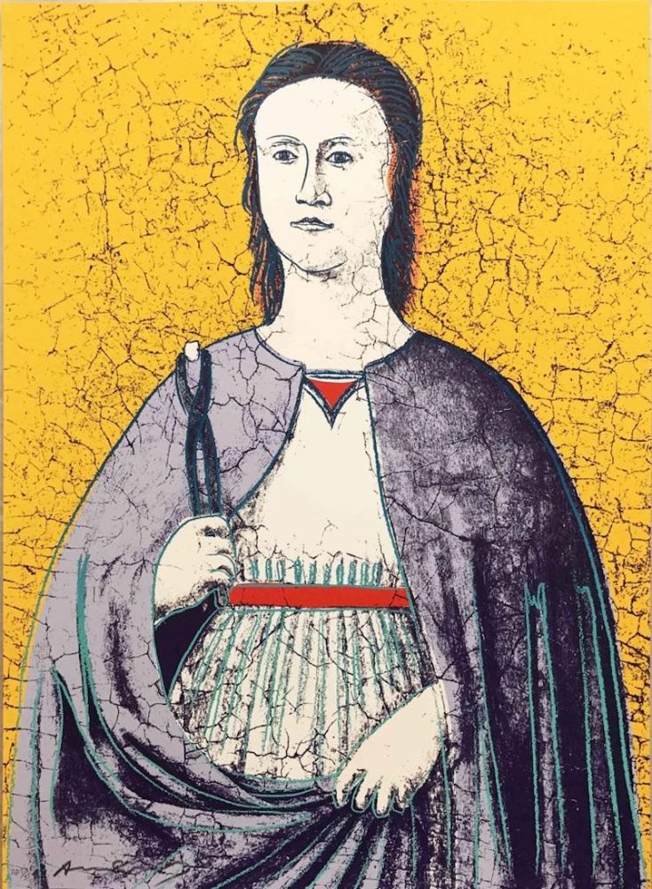 Siebdruck Warhol - Saint Apollonia, II.333