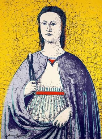 Siebdruck Warhol - Saint Apollonia, II.333