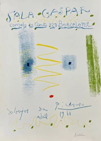 Lithographie Picasso - Sala Gaspar