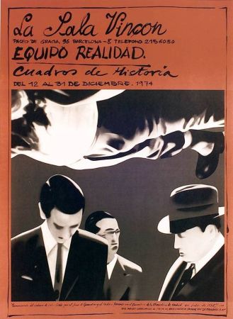 Plakat Equipo Realidad - Sala Vinçon - 1973