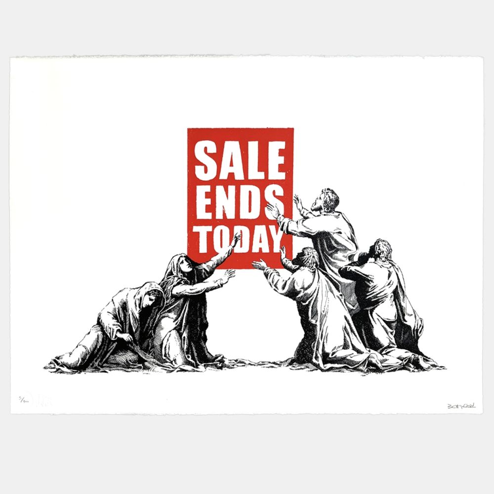 Siebdruck Banksy - Sale Ends (v.2)