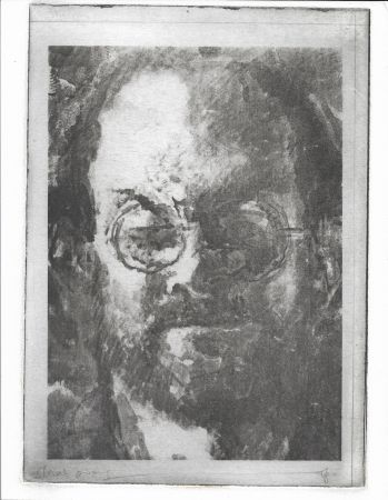 Lithographie Phillips - Salman Rushdie