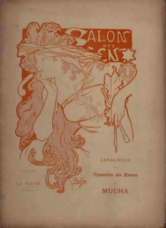 Illustriertes Buch Mucha - Salon des Cent, Exposition de l'œuvre de A. Mucha, 1897