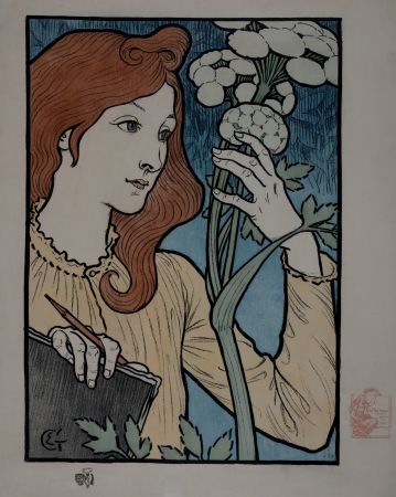 Plakat Grasset - Salon des Cent / Exposition E. Grasset. 1894 deluxe version