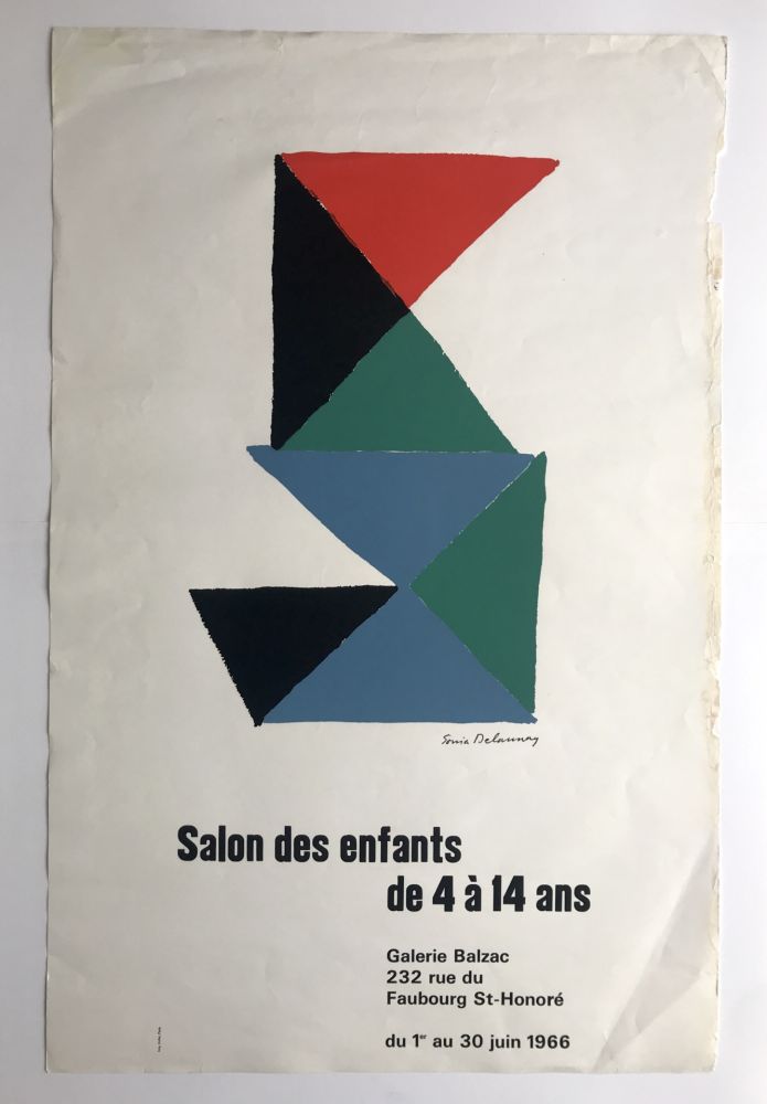 Siebdruck Delaunay - Salon des enfants de 4 à 14 ans / Galerie Balzac