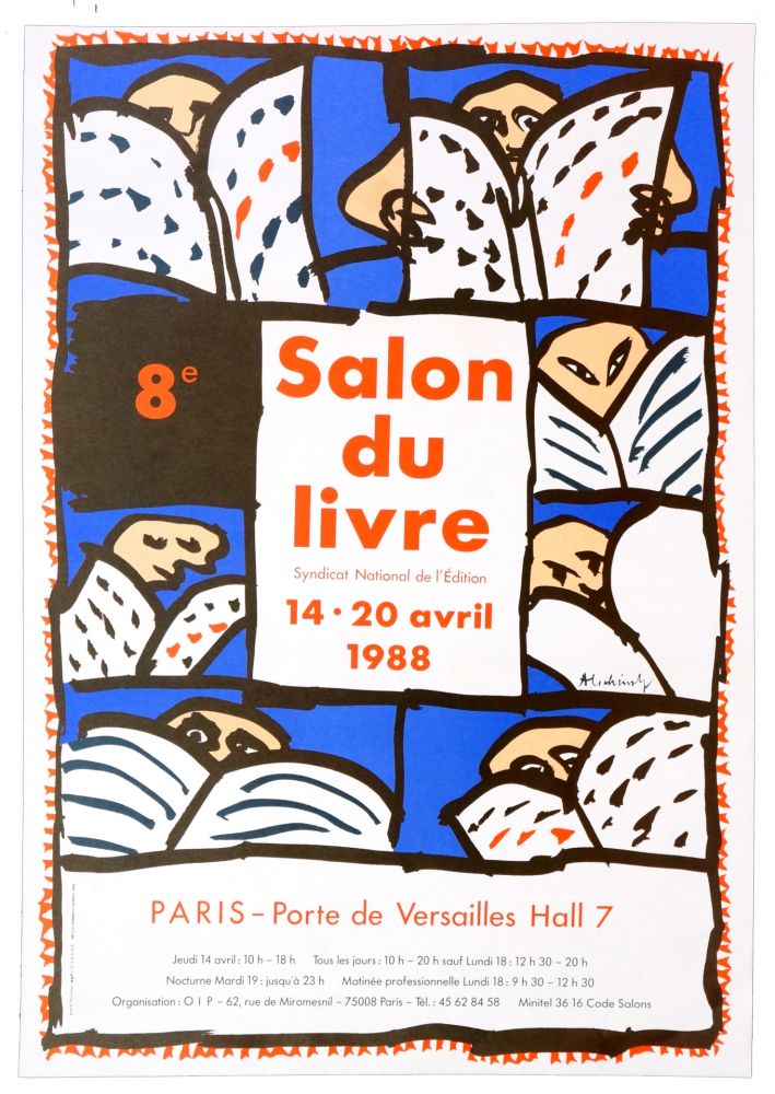 Plakat Alechinsky - Salon du Livre