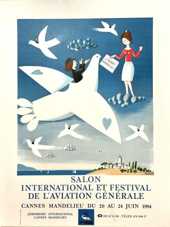 Plakat Peynet - Salon et Festival de l'Aviation 