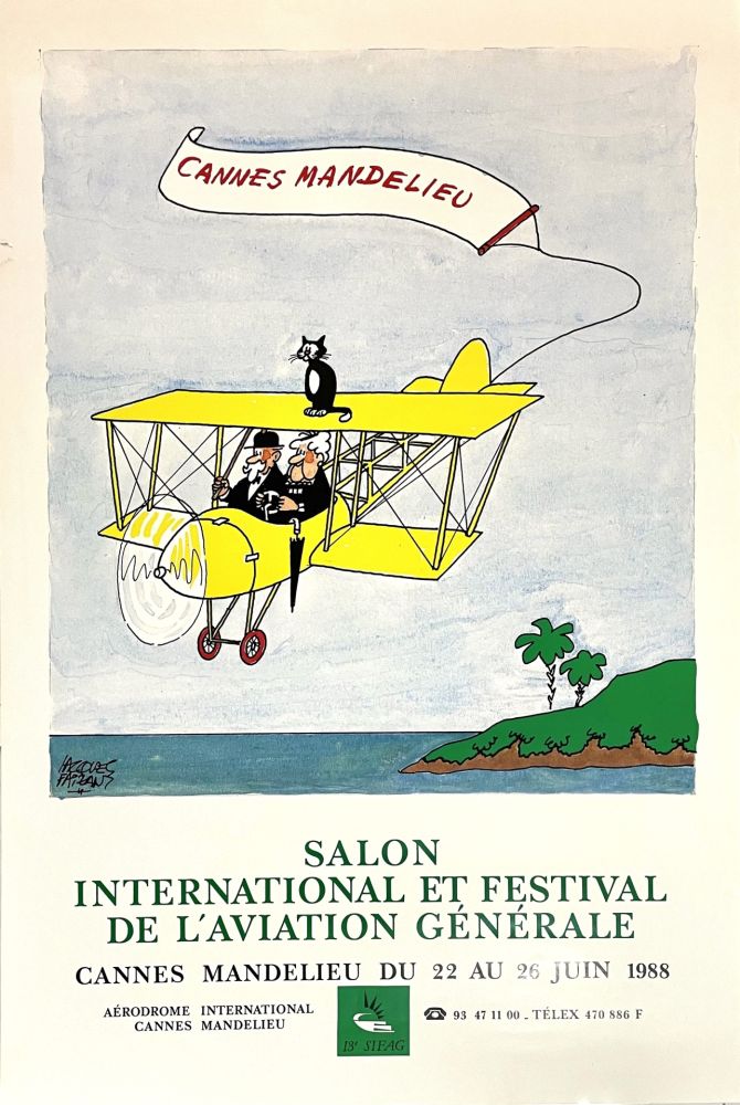 Plakat Faizant - Salon International et Festival de l'Aviation Générale