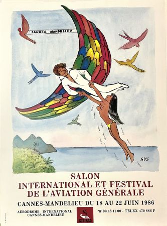 Plakat Gus - Salon International et Festival de l'Aviation Générale