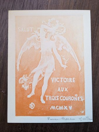 Keine Technische Roche - Salut victoire aux trois courones (greeting card for 1915)
