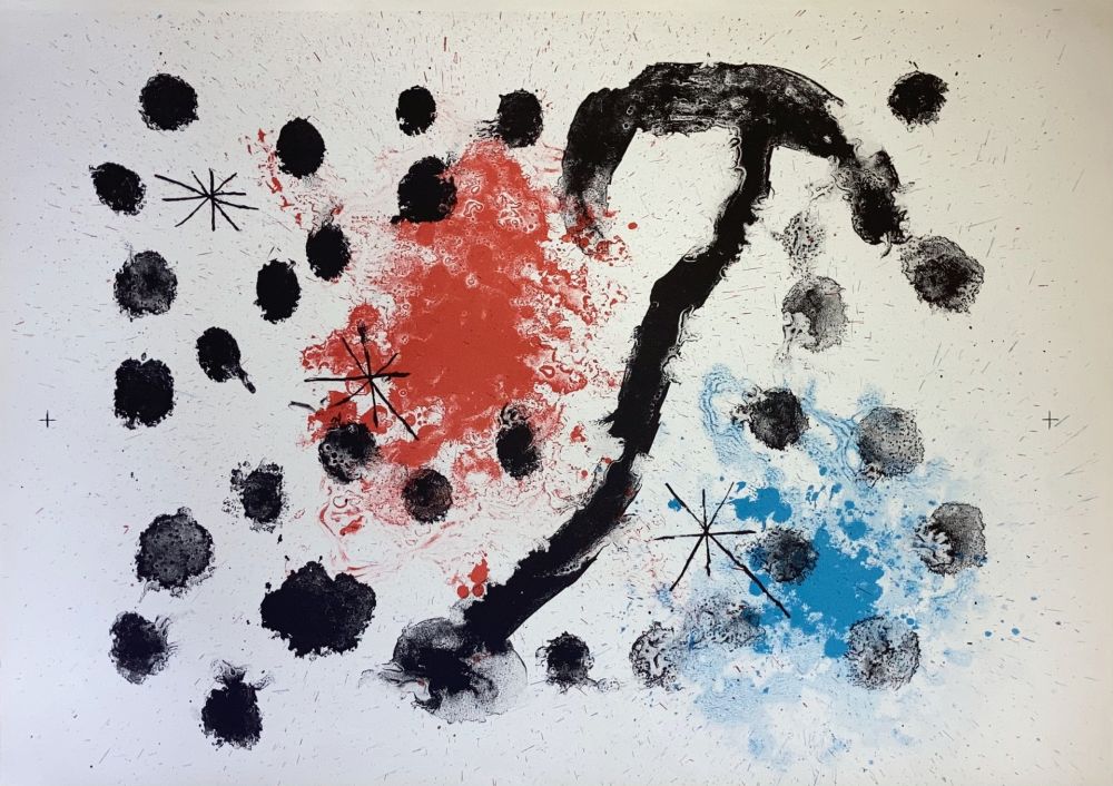 Lithographie Miró - Sans titre