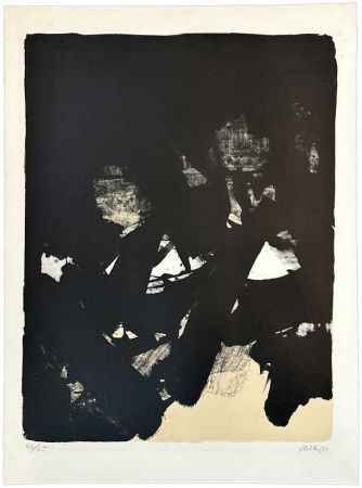 Lithographie Soulages - Sans titre