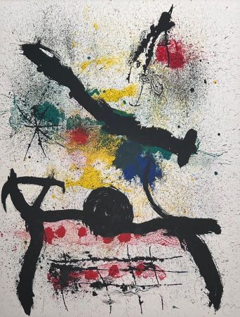 Lithographie Miró - Sans titre 