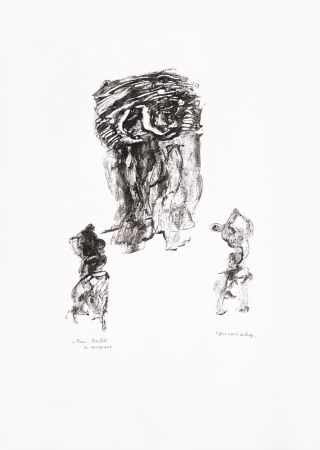 Lithographie Michaux - Sans titre