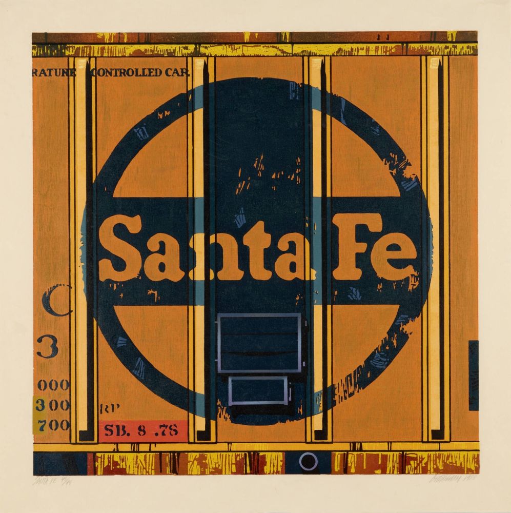 Holzschnitt Cottingham - Santa Fe