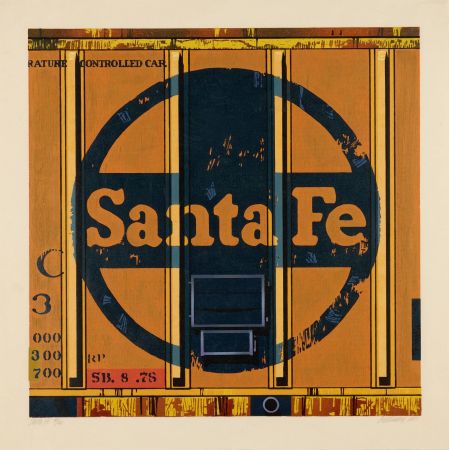 Holzschnitt Cottingham - Santa Fe
