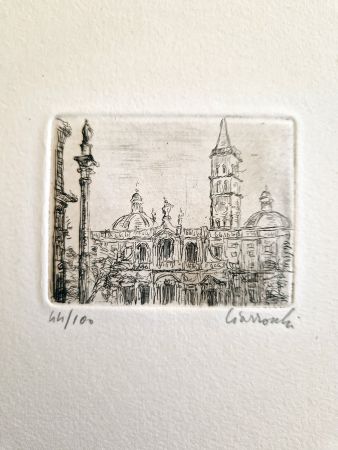 Radierung Ciarrocchi - Santa Maria Maggiore