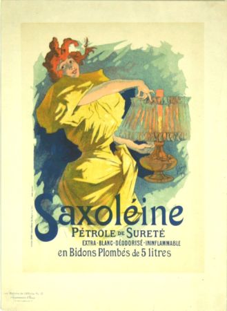 Lithographie Cheret - Saxoleine