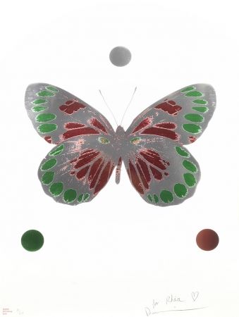 Keine Technische Hirst - Science Xmas Butterfly Print