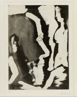 Radierung Und Aquatinta Picasso - Sculpteur travaillant à un buste de femme II