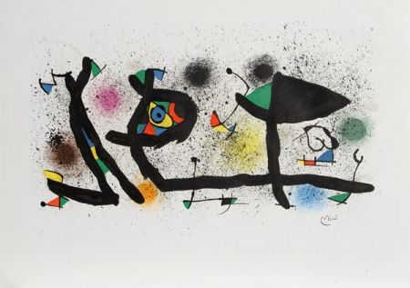 Lithographie Miró - Sculptures (M. 950)