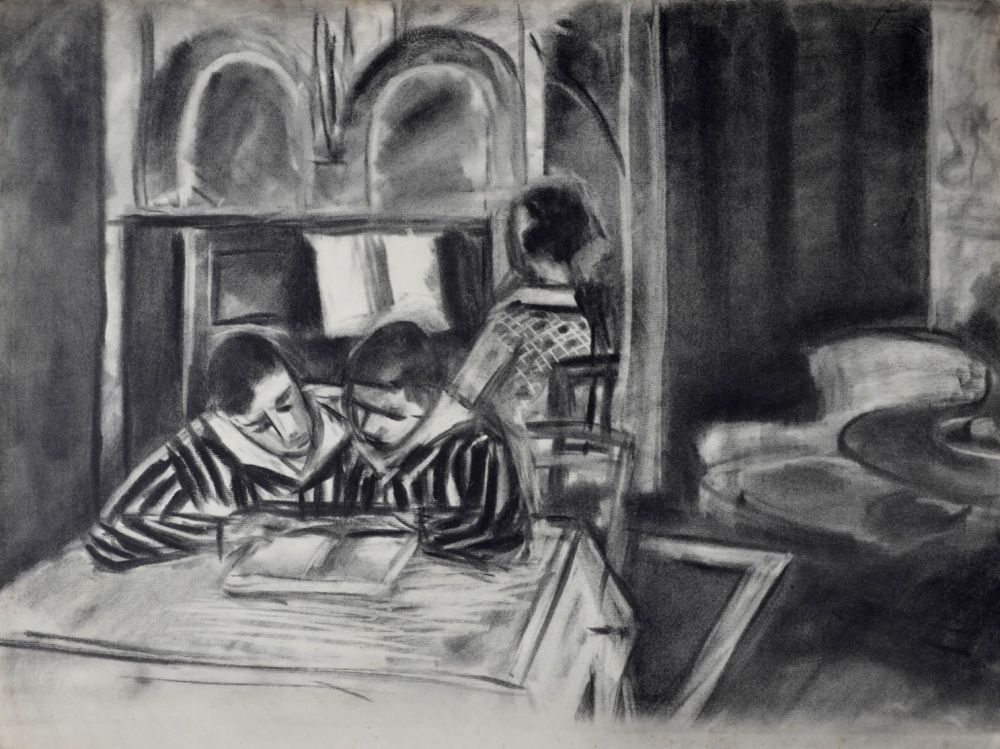 Collograph Matisse - Scène d'intérieur