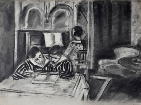 Collograph Matisse - Scène d'intérieur
