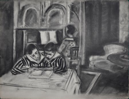 Lithographie Matisse - Scène d'intérieur, 1933 