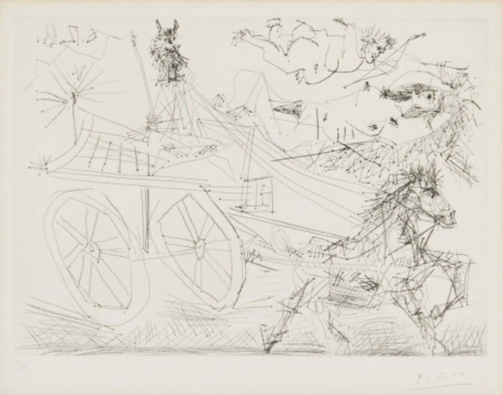 Stich Picasso - Scène mythologique