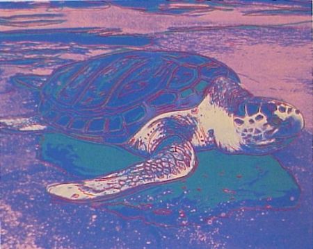 Siebdruck Warhol - Sea Turtle