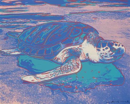Siebdruck Warhol - Sea Turtle, FS II.360