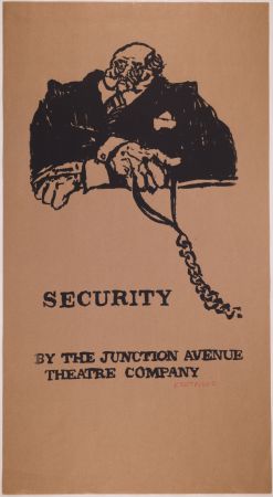 Siebdruck Kentridge - Security