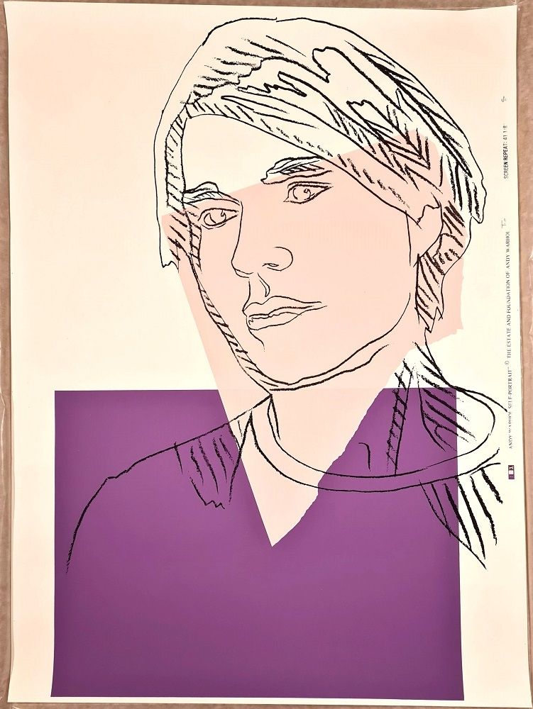 Siebdruck Warhol - Self-Portrait