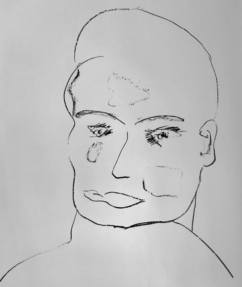 Lithographie Francis - Self Portrait
