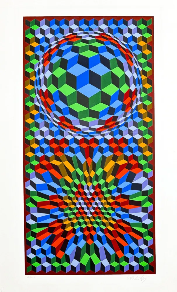 Siebdruck Vasarely - Senza titolo