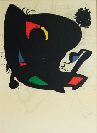 Lithographie Miró - SENZA TITOLO